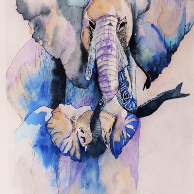Les éléphants bleus