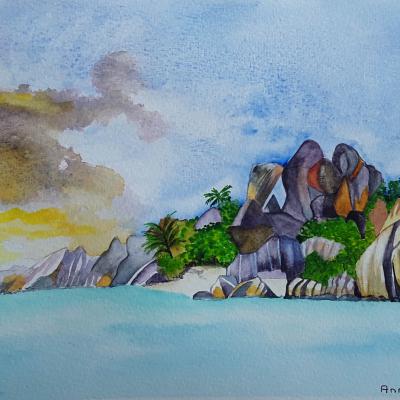 Rochers des Seychelles